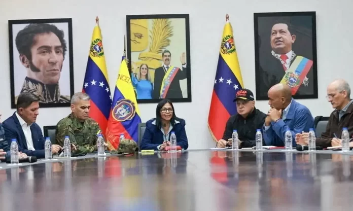Delcy Rodríguez presidente interina da Venezuela