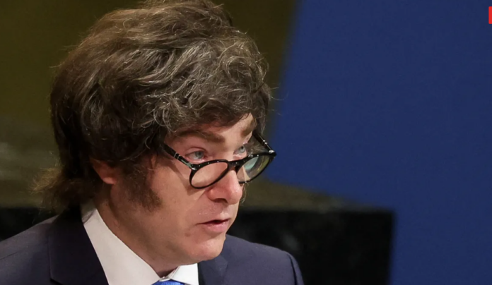 Presidente argentino, Javier Milei • REUTERS/Shannon Stapleton