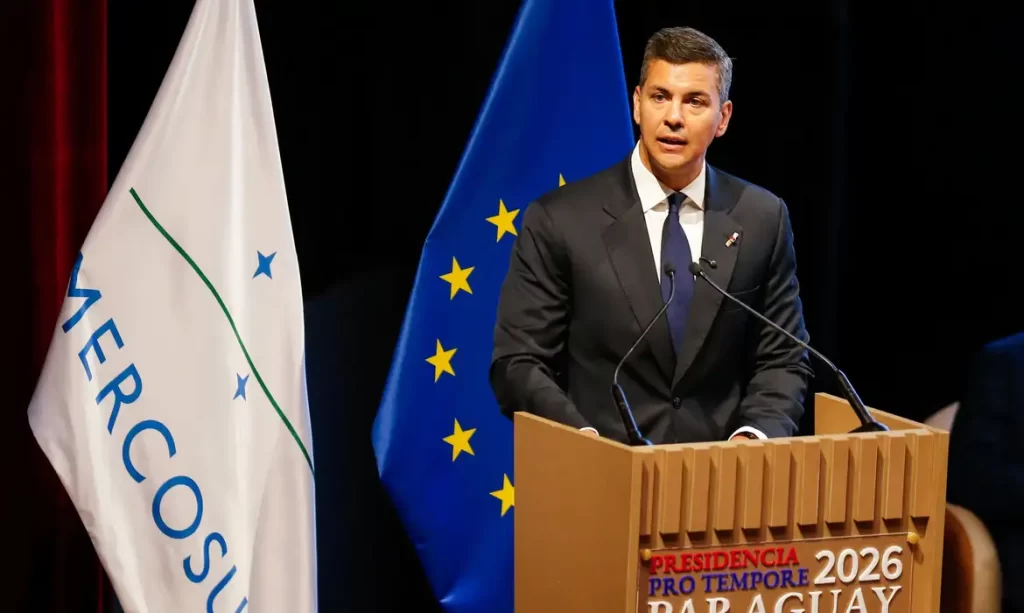 Assinatura de Livre comercio entre Uniao europeia e Mercosul