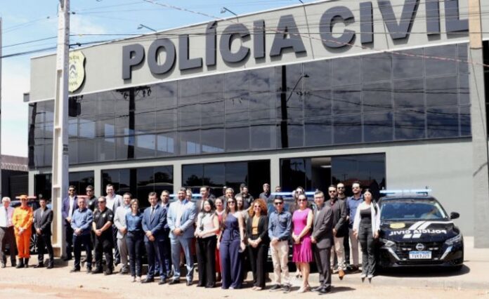 Visita ao complexo de delegacias de Taquaralto é parte da agenda da comitiva do FNSP no Tocantins - Foto: Luiz de Castro/Governo do Tocantins