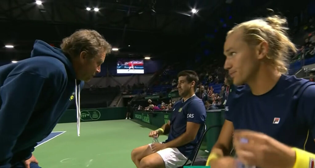 Dupla Rafael Matos e Orlando Luz na Davis