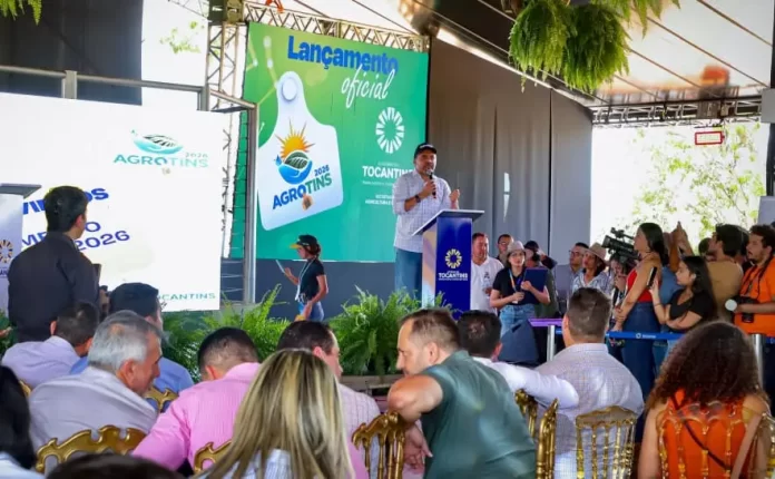 Governador Wanderlei Barbosa lança oficialmente Agrotins 2026 durante evento em Cariri
