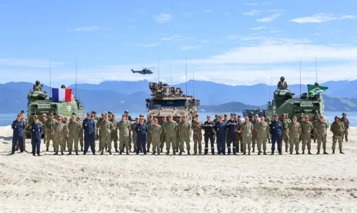 Marinha francesa em missão de formação no Brasil