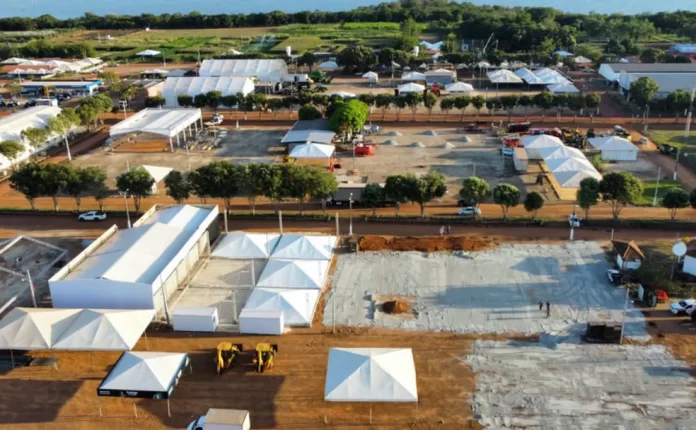 Imagem aerea da Agrotins 2022