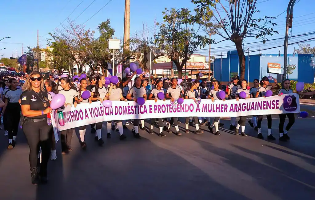 Sarah Lilian no combate a violencia doméstica e Protegendo a Mulher Araguainense - Acervo Fotografico da KIW