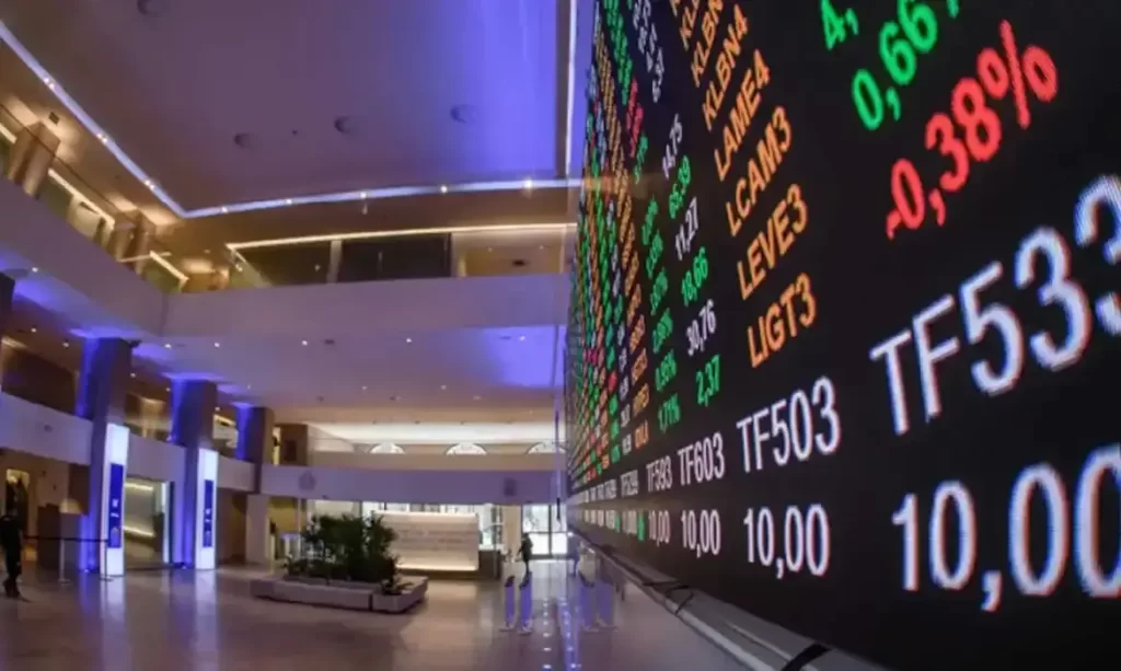 Bolsa acima de 200 pontos