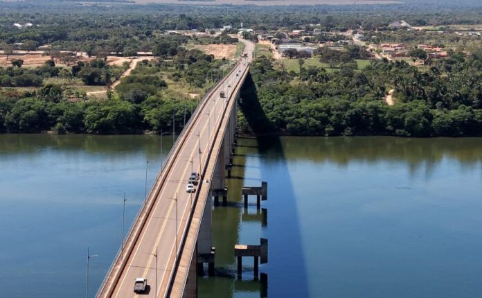 Ponte sobre o Rio Tocantins foi interditada preventivamente após identificação de problemas estruturais