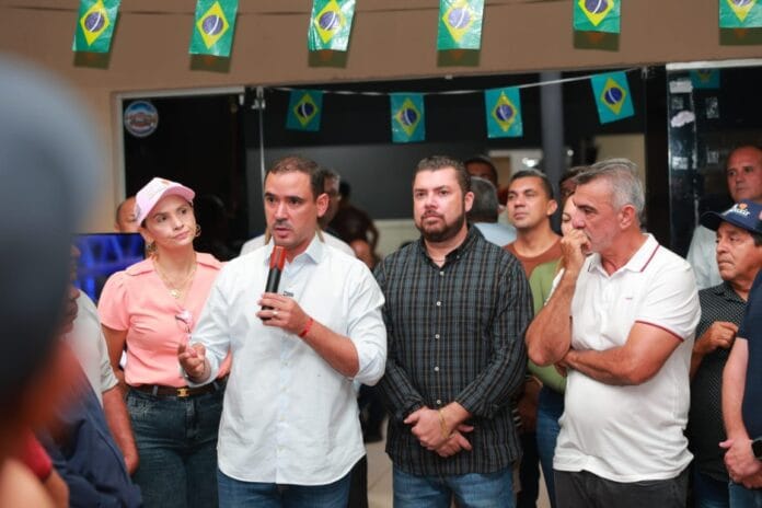 Vicentinho Júnior, cumpriu agenda nesta sexta-feira (10) em Aparecida do Rio Negro e Novo Acordo